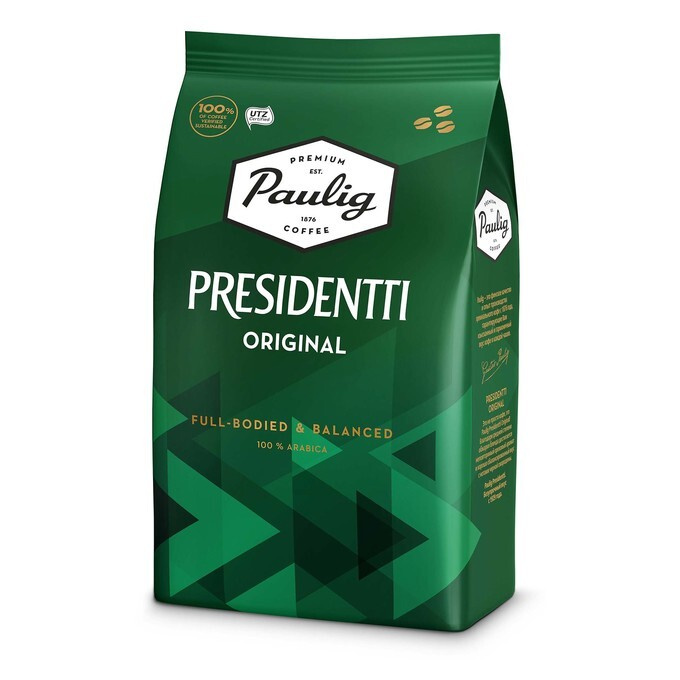 Кофе Paulig Presidentti Original в зернах 1 кг — купить в интернет ...