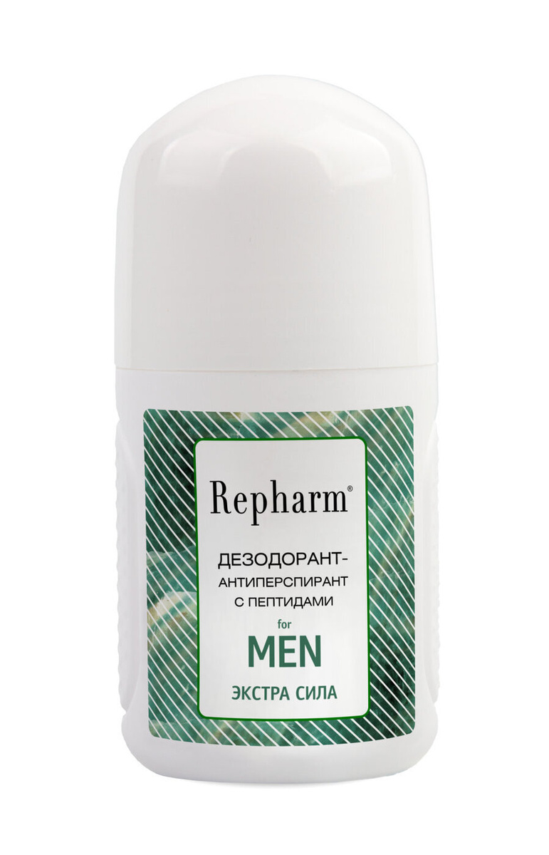 Repharm Дезодорант-антиперспирант с пептидами for men Экстра сила 80 мл / дезодорант мужской / мужская #1