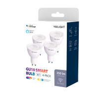 Умная лампочка Yeelight LED Smart Bulb (Multicolor) 4-Pack (GU10) (YLDP004-A). Спонсорские товары