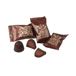 Конфеты шоколадные SHOKOLAT'E "ШОКО-ладная конфета"  с начинкой шоколадная,  1 кг. пакет. ШОКОЛАДНЫЕ КОНФЕТЫ 