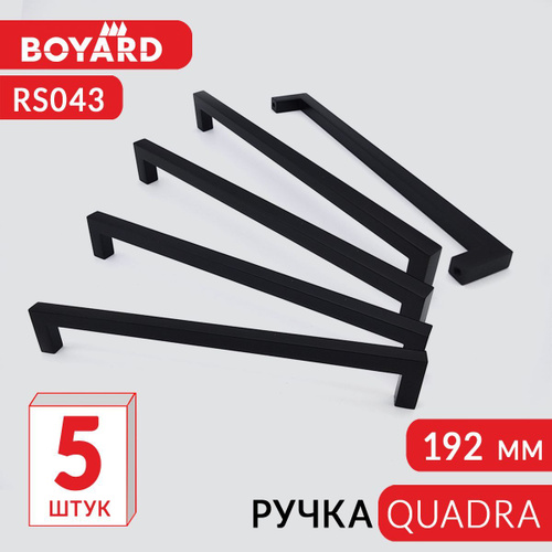 Мебельная ручка quadra rs043bl 4 192