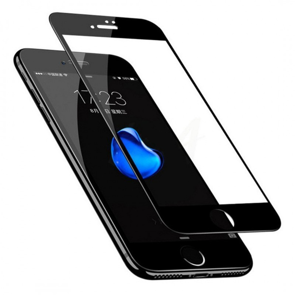 Защитное стекло 10D iPhone 7 Plus / 8 Plus (Черное) Полное покрытие ...