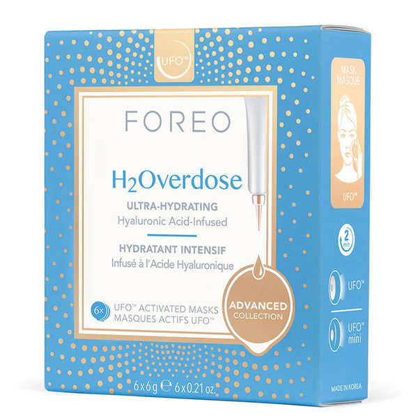 FOREO Увлажняющая маска для лица для обезвоженной кожи H2Overdose для ...