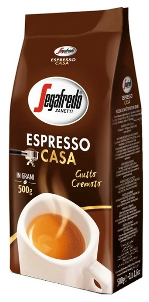 Кофе в зернах Segafredo "ESPRESSO CASA", 500 гр - купить с доставкой по ...