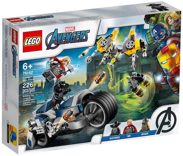 Конструктор Lego Super Heroes Мстители: Атака на спортбайке 76142 ...