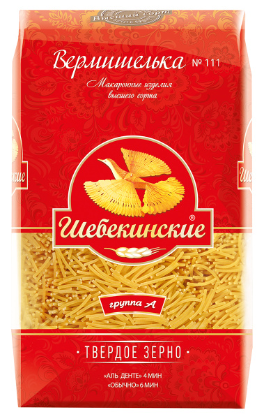 Макароны Шебекинские вермишель легкая, 450 г - купить с доставкой по ...