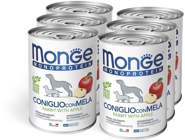 Характеристики Консервы Monge "Dog Monoproteico Fruits", для собак ...