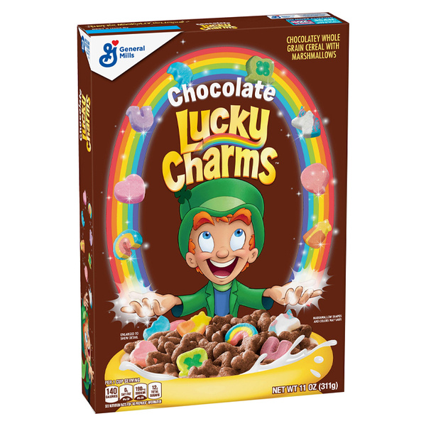 Сухой завтрак Chocolate Lucky Charms с маршмеллоу (США), 311 г - купить ...