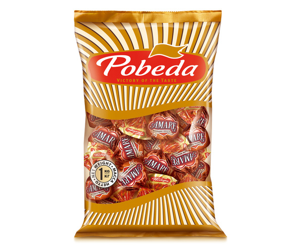 Конфеты Победа Вкуса Шоколадные с начинкой со Вкусом Варёной Сгущёнки и ...