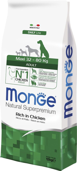 Monge Dog Adult Maxi / Сухой корм Монж для взрослых собак Крупных пород ...