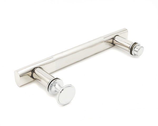 Ручка дверная металлическая для душевой кабины на 2 отверстия в стекле ...