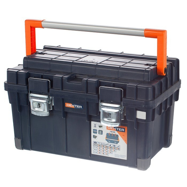 Ящик для инструмента dexter pro 530x313x223 мм. Органайзер инструмента dexter pro. Ящик для инструментов декстер. 8см, пластик. Ящик для инструментов декстер.