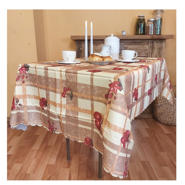 Скатерть на стол прямоугольная Santa Barbara T-24, водоотталкивающая с ...