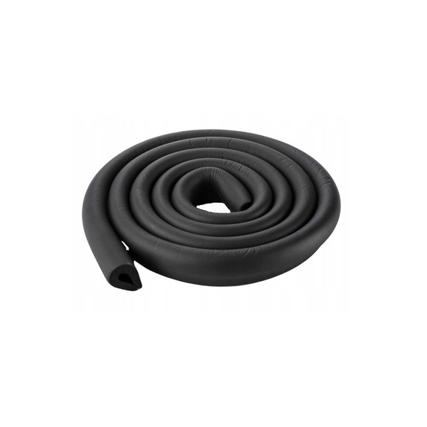 Защитная лента на углы для безопасности детей U-профиль 2 метра (черный ...