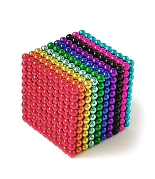 Магнитный конструктор Неокуб 1000 шариков 5 мм Neocube (радужный ...
