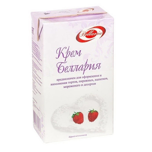 Сливки Беллария 27% крем на растительных маслах 1 л - купить с ...
