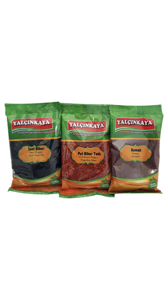 Набор турецких специй (паприка хлопьями, копченый красный перец изот и ...