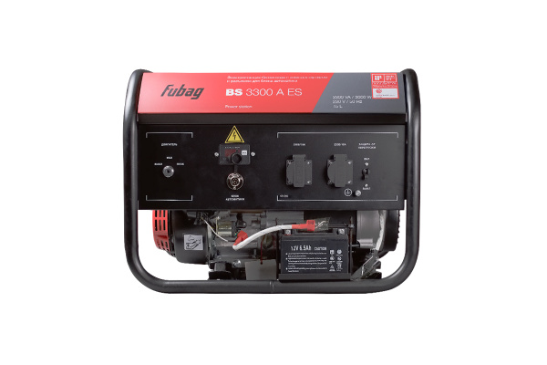 Бензиновый генератор Fubag BS 3300 A ES (3000 Вт) - купить по низкой ...
