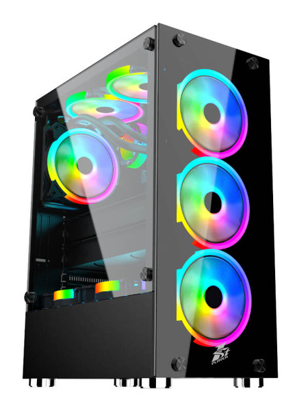 1stPlayer Компьютерный корпус V2-A-4R1, черный - купить с доставкой по ...