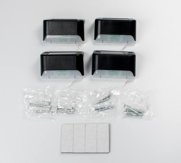 Светильник декоративныйEPECOLEDУгловой черный (на солнечной батарее ...