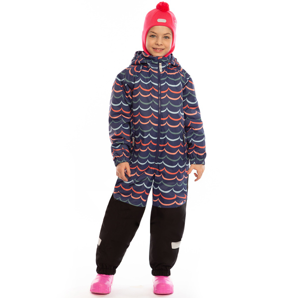 Демисезонный комбинезон непромокаемый утепленный комбенизон для девочки ...