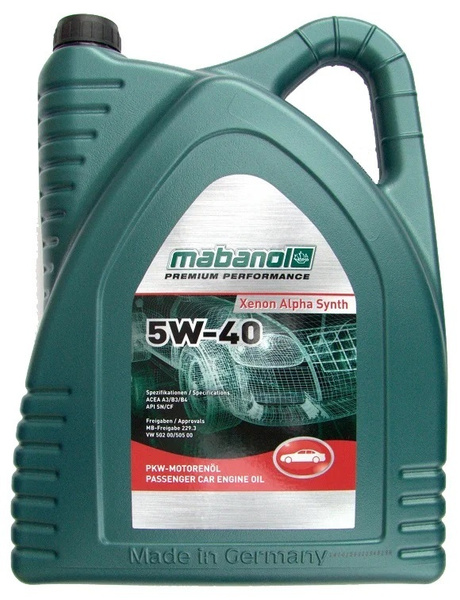 Масло моторное Mabanol 5W-40 Синтетическое - купить в интернет-магазине ...