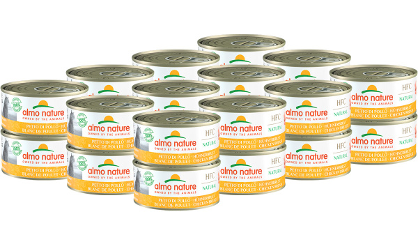 Консервы ALMO NATURE CAT HFC NATURAL для взрослых кошек с куриной ...