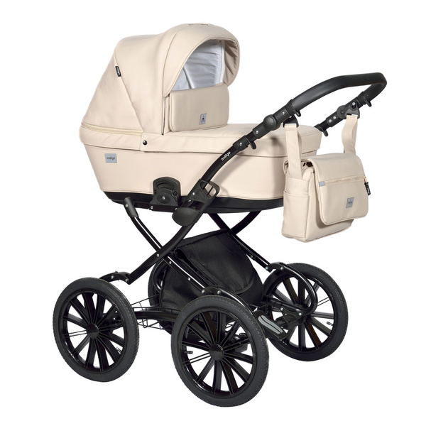 Коляска 2в1 Indigo BROCO Eco Plus 14 be 02 (бежевая кожа) - купить с ...