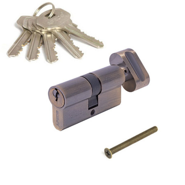 Цилиндровый механизм с вертушкой 60 мм Apecs SC-60-C-AB /личинка замка ...