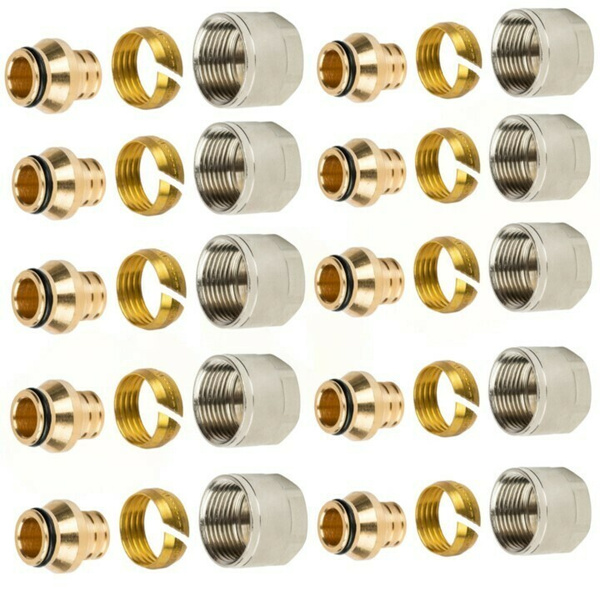 SFC-0020-002028 STOUT Фитинг компрессионный (евроконус) для труб PEX ...