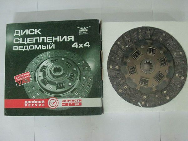 Диск сцепления ведомый (для газ уаз 3151 452 дв. змз 402 410) UAZ ...