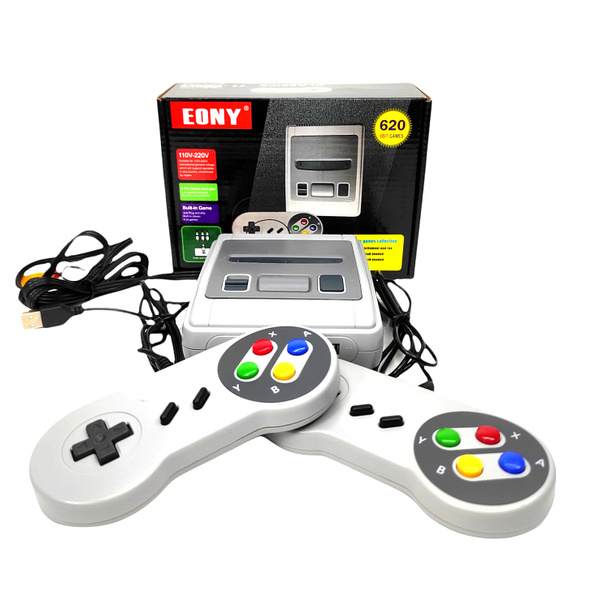 Игровая приставка EONY/ 2 Геймпада/Игровая приставка 620 игр 8 Bit/ТВ ...