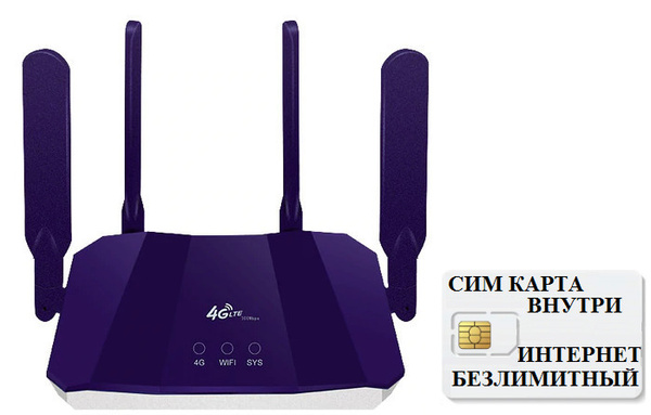 Роутер Интернет Системы Wifi РОУТЕР 4g + СИМ КАРТА В ПОДАРОК! РОУТЕР ...