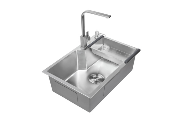 Кухонная мойка AVINA6548-S Satin, из нержавеющей стали, толщина 3мм*1,5 ...