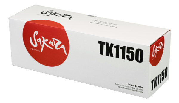 Расходник для печати Sakura DK-1150, Черный (black), для лазерного ...