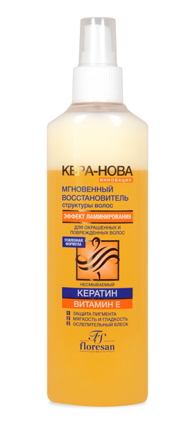 Floresan Мгновенный восстановитель структуры волос несмываемая Кера ...