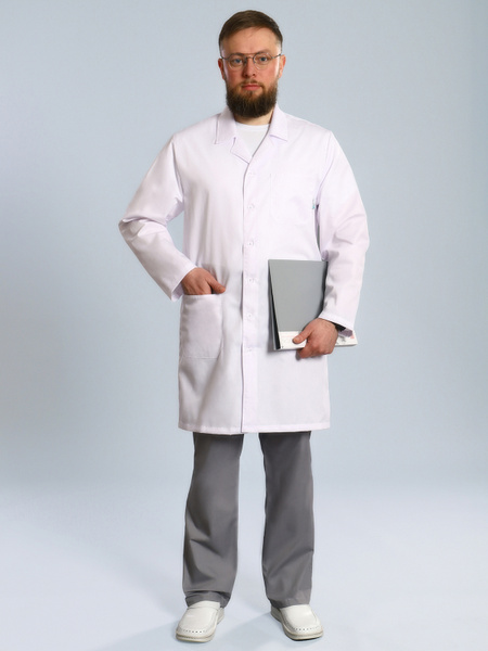 Медицинский халат мужской ТМ Doctor Big/Халат врача медицинский ...
