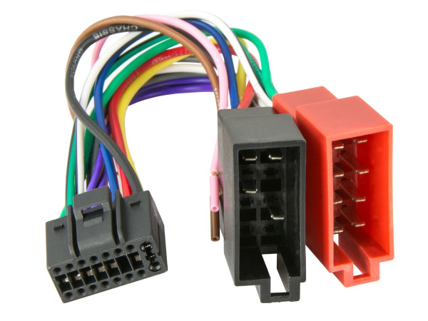 Разъем (переходник) магнитолы JVC, Sony 16 pin (2012+) - ISO - купить с ...