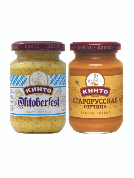 Кинто Горчица Баварская, Русская 370г. 2шт. - купить с доставкой по ...