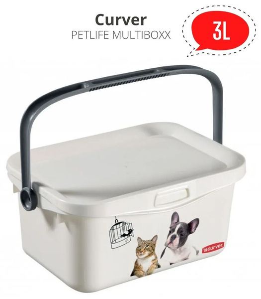 Контейнер для хранения корма , Curver MULTIBOXX WHTN 23-STD, 3L ...