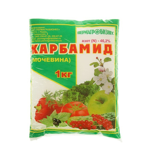 Удобрение минеральное "Пермагробизнес", "Карбамид", мочевина, 1 кг ...