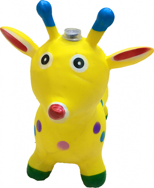 Прыгун/попрыгун/олененок/олень/животное/игрушка/резиновый/яркий/детский ...