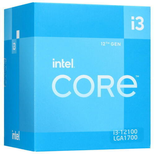 Процессор Intel BX8071512100 Core i3 12-го поколения, BOX (с кулером ...