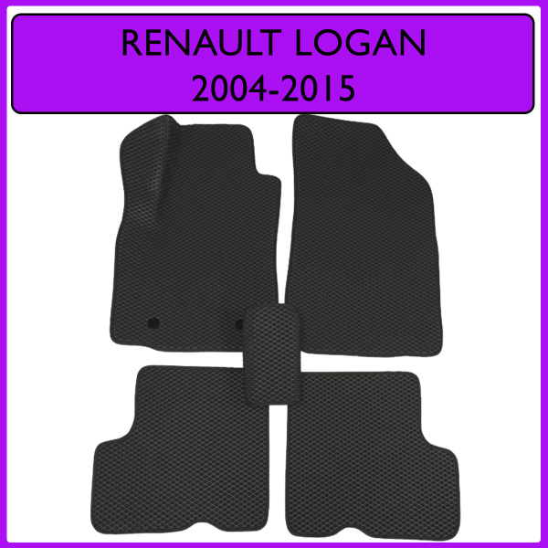  в салон автомобиля eva-luxe Рено Логан 1, цвет черный -  .