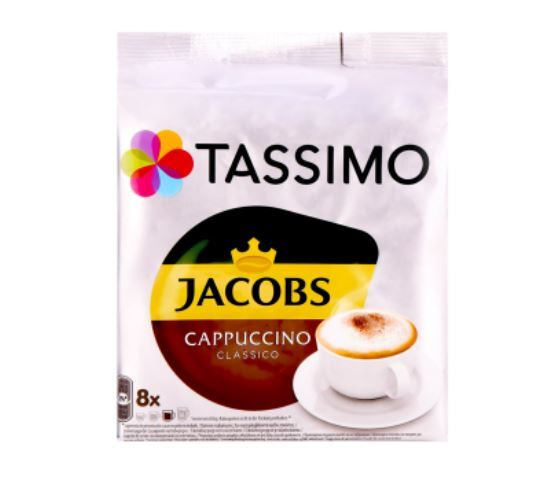 Напиток кофейный в капсулах TASSIMO Jacobs Cappuccino- 3 упаковки, по 8 ...