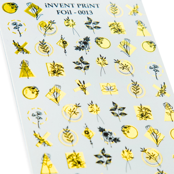 iNVENT PRiNT блестящие водные наклейки для ногтей - купить с доставкой ...