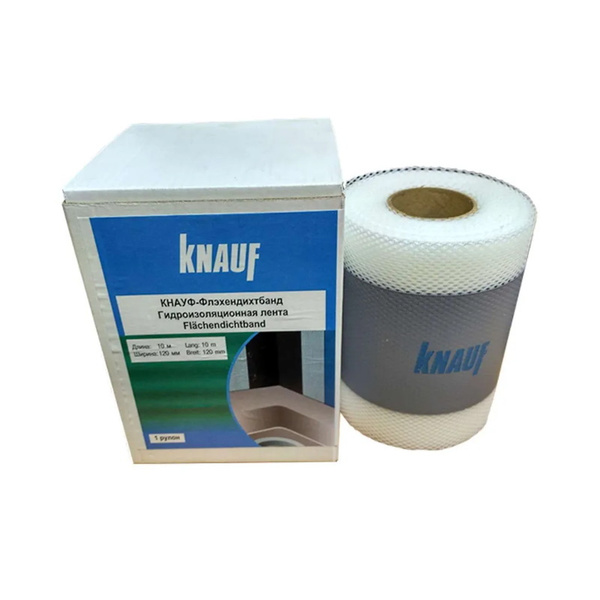 Knauf Флэхендихтбанд Лента для гидроизоляции углов и швов 70мм х 10м ...