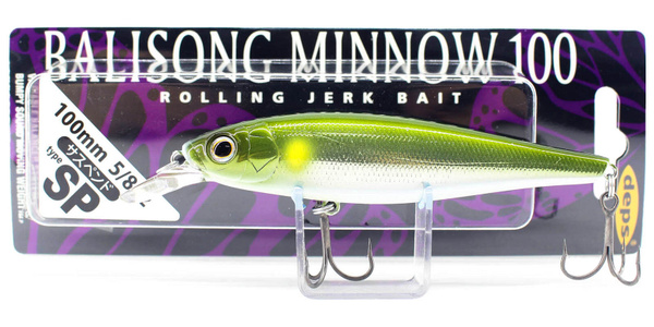 Воблер Минноу (Minnow) deps _Balisong_Minnow_100SP (17,7гр.), 0.9-1.1 м ...
