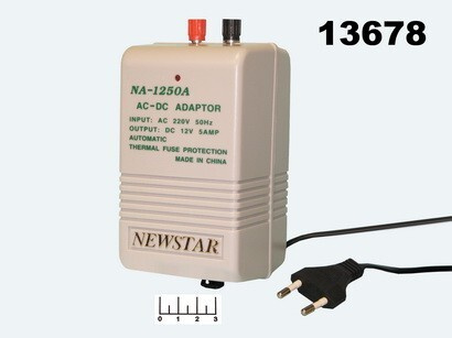Блок Питания 12V 5A Na-1250A Трансформаторный - купить с доставкой по ...