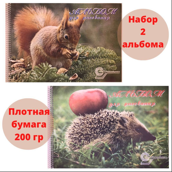 Альбом для рисования, нейрографики Домашние животные; скетчбук; 24 л ...